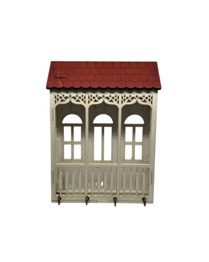 Big house with hanging magnet beige